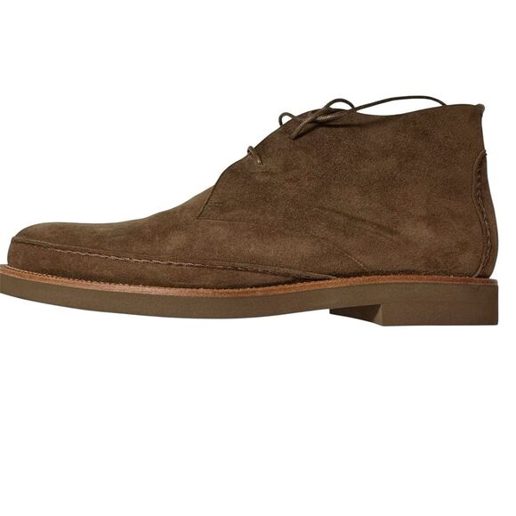 Loro Piana Men Suede Walk Ankle Chukka Boot Brown Size 40.5 Authentic NEW Luxe main image 16
